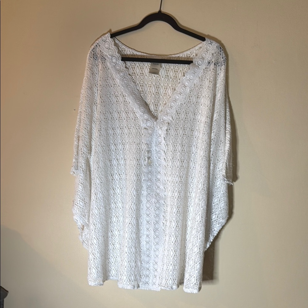 Catalina Cream Lace Cardigan